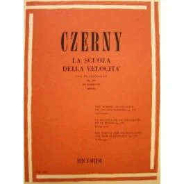 Czerny La scuola della velocita` sul pianoforte Op299 40es.