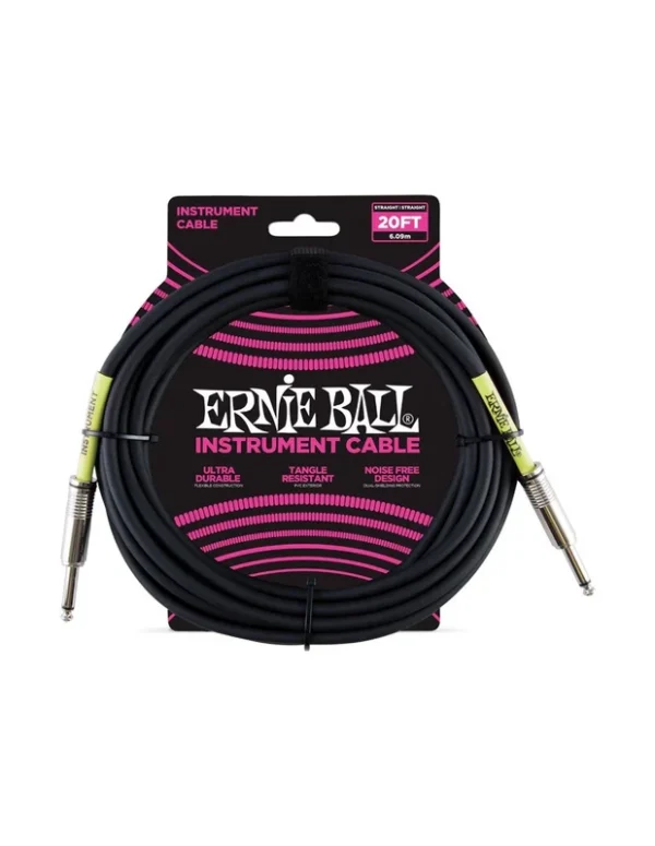 Ernie Ball 6046 Cavo Pvc Black 6 M