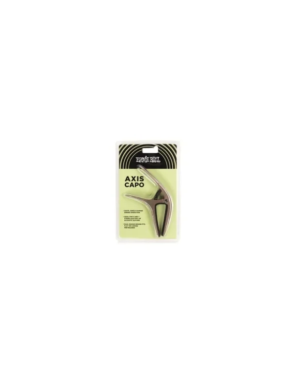 Ernie Ball 9608 Axis Capo Pewter Capotasto Per Chitarre 6/7 Corde