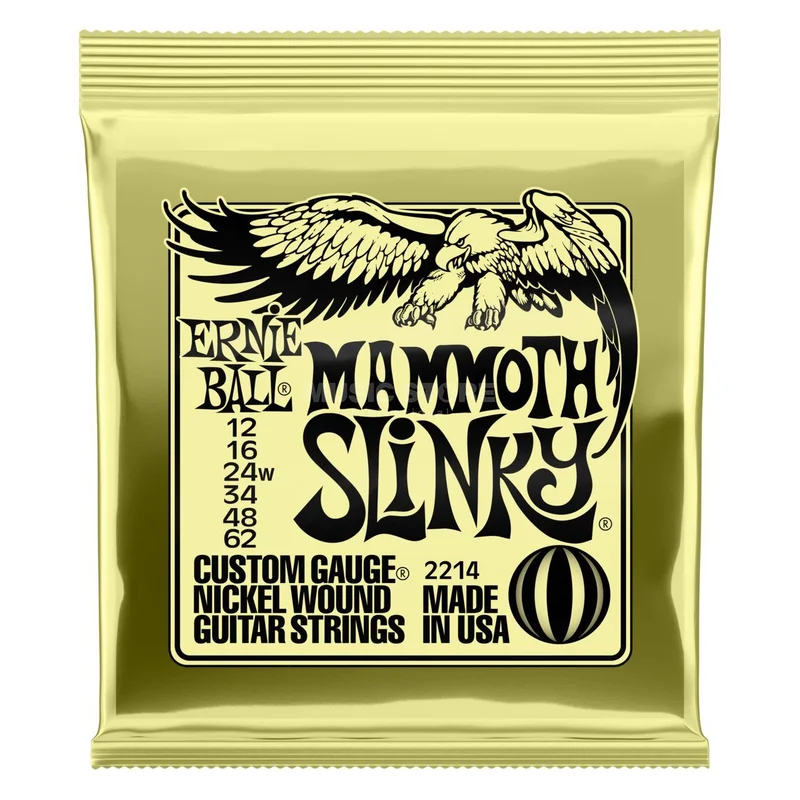Ernie Ball EB2214 Mammoth Slinky Guitar Strings 12-62