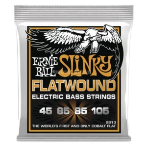 Ernie Ball PO2813 Slinky Flat-Wound Bass Strings 45-105