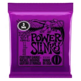 Corde Elettrica 3pz Ernie Ball 3220 power slinky nickel 11-48