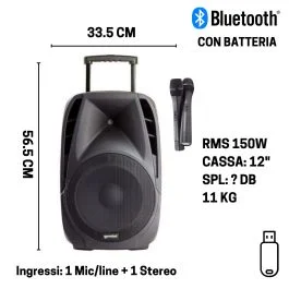 Box bluetooth Gemini ES-12 TO GO 2 palmari