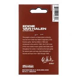 Dunlop evhp08 evh 5150 plettri max grip 0.60 mm 6/player