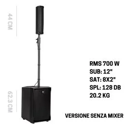 Impianto RCF EVOX J8 Impianto da 1200 watt per interno ed es