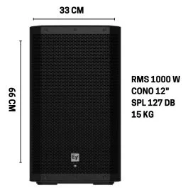Electro Voice ZLX-12P-G2 1000W 12″ – Diffusore Attivo Professionale | Cavallimusica