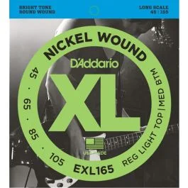 Corde basso elettrico D`Addario EXL165 nickel wound regular