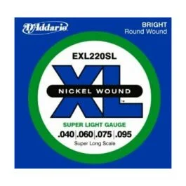 Daddario exl220sl super long scale 40-95
