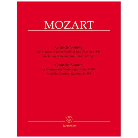Mozart, W. A.: Grand Sonate A-Dur