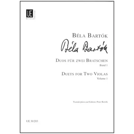 Bartók, B.: 44 Duos für 2 Violen Bd. 1