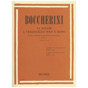 Boccherini, L.: 19 Violoncellosonaten Band 2 (Nr.10-19)