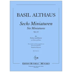 Althaus, B.: Sechs Miniaturen Op. 62