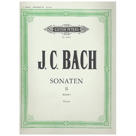 Bach, J. Chr. (1735-1782): 10 ausgewählte Sonaten Band II