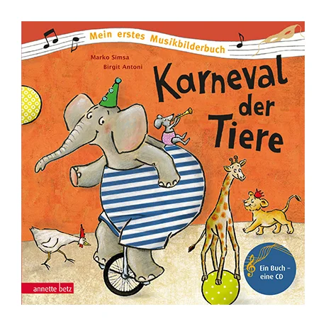 Simsa, M./Antoni, B.: Karneval der Tiere (+ CD / Online-Audio)