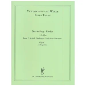 Taban, P.: Op. 1: Der Anfang – Etüden Band 2