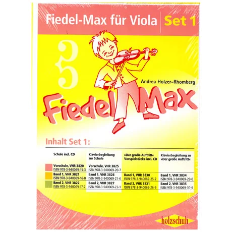 Holzer-Rhomberg, A.: Fiedel-Max für Viola Set 1