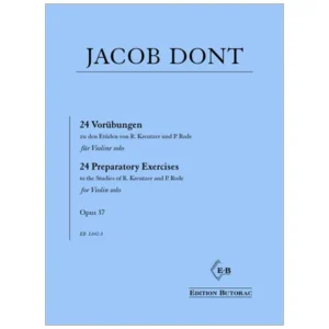 Dont, J.: 24 Vorübungen Op. 37