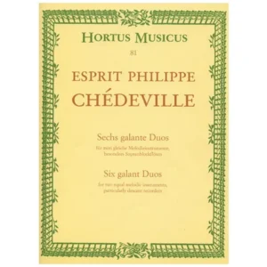 Chédeville, E. P.: 6 galante Duos
