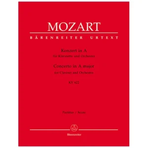 Mozart, W. A.: Klarinettenkonzert KV 622 A-Dur