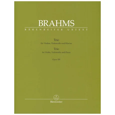 Brahms, J.: Klaviertrio Op. 101 c-Moll