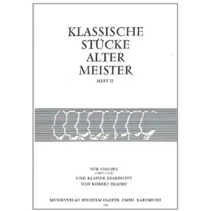Pracht, R.: Klassische Stücke alter Meister Band 2