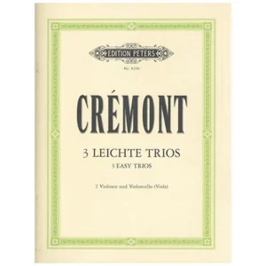 Crémont, P.: 3 Leichte Trios