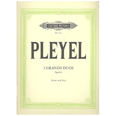 Pleyel, I.: 3 Grands Duos Op. 69