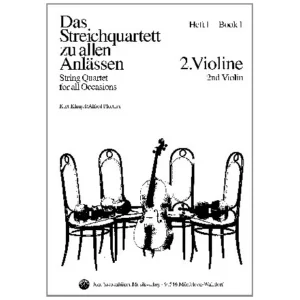 Das Streichquartett zu allen Anlässen Band 1 – Violine 2