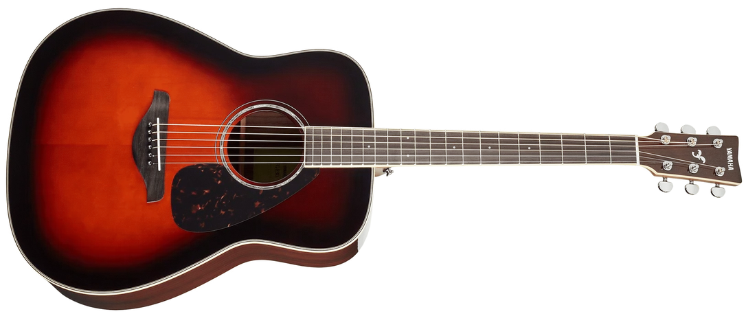 YAMAHA FG830TBS CHITARRA ACUSTICA DREADNOUGHT TOBACCO BROWN SUNBURST FG-830-TBS