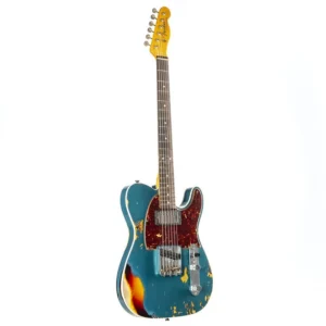 Fender 1960 HS Telecaster Custom Relic RW Aged Ocean Turquoise over 3CS #CZ547034
