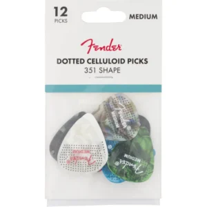 Fender 351 Dotted Celluloid Picks medium