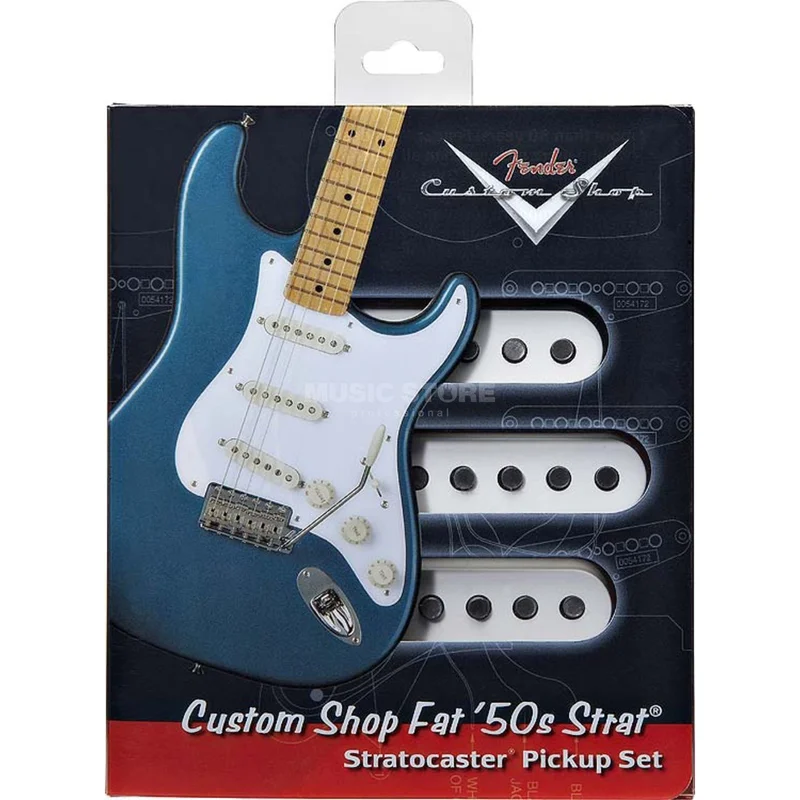 Fender CS Fat 50 Strat Set White