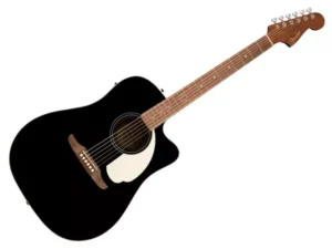 FENDER California Standard Redondo Ce Spruce Top Ivory Pickguard Black