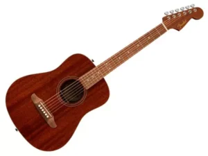 FENDER California Standard Redondo Mini With Bag Sapele Top Natural Sapele