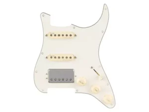 FENDER Pre-Wired Strat Pickguard Quadra Tap/Ultra Noiseless HSS Parchment