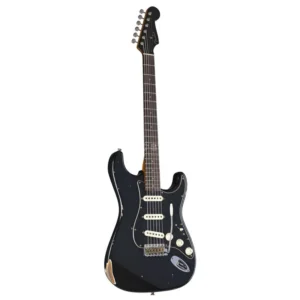 Fender LTD Roasted Dual-Mag II Stratocaster Relic Aged Black #CZ563235
