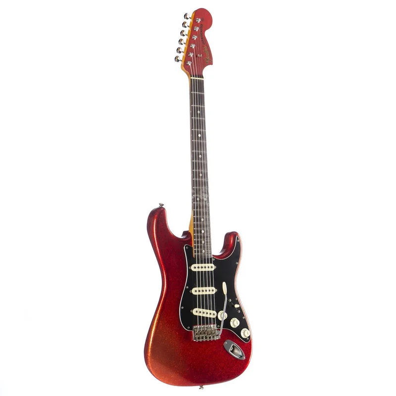 Fender Masterbuilt ’69 Heavy Relic Strat RW Candy Apple Red over Gold Sparkle #CZ535792