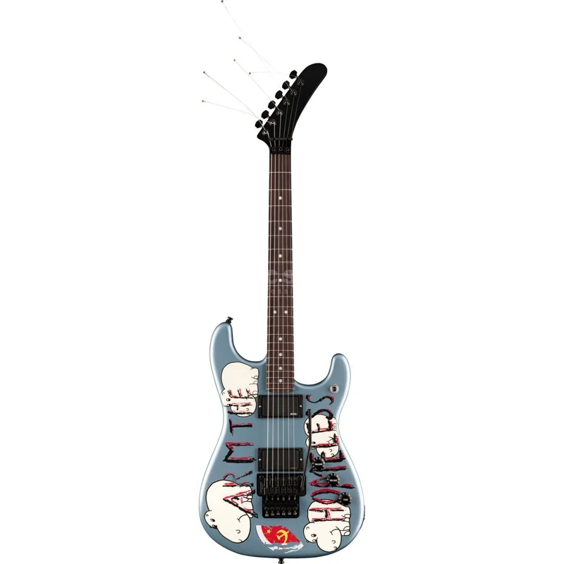 Fender Tom Morello “Arm the Homeless” RW Blue Ice Metallic