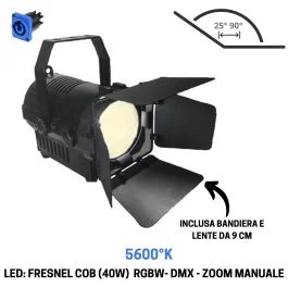 Proiettore Led Atomic Pro FENICE 50COB rgbw