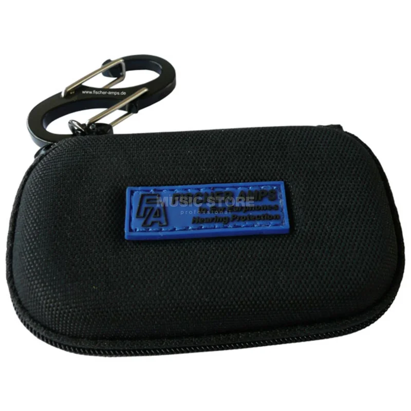 Fischer Amps Travel Bag, Transport Bag for FA-Earphones, with Karabiner