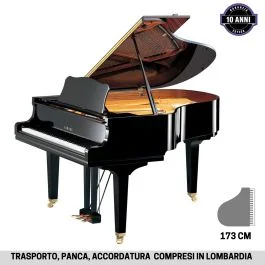 Yamaha GC2 Pianoforte coda nero lucido nero lucido levigato