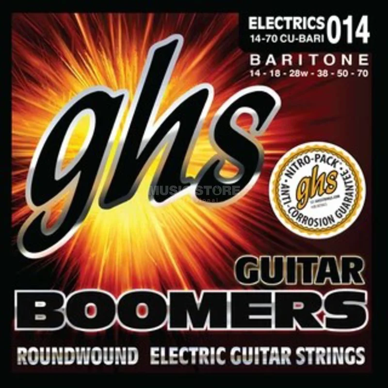 GHS E.-Guit. Strings, BARITON Light, 14 – 70