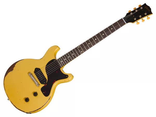 GIBSON 1960 Les Paul Junior Double Cut Reissue Ultra Heavy Aged TV Yellow