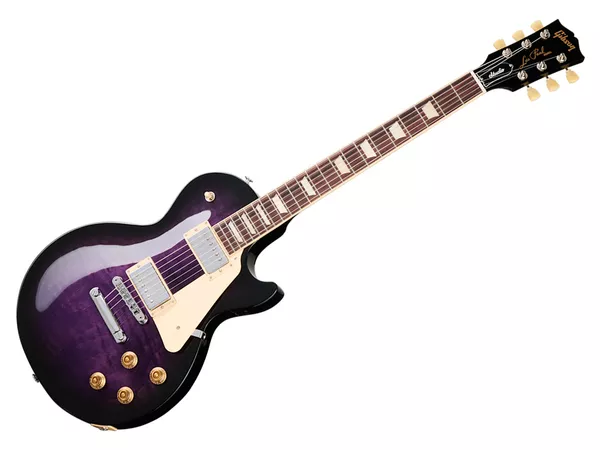 GIBSON Les Paul Studio Figured Dark Purple Burst