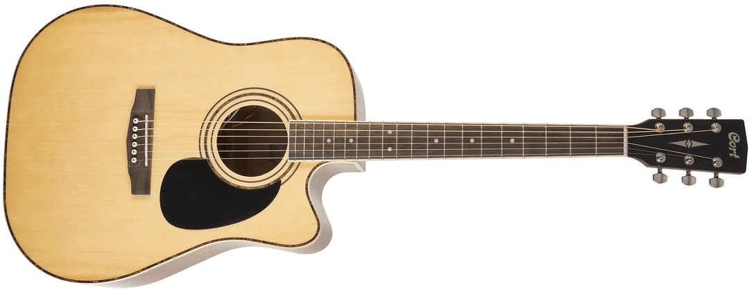 CORT AD880CE NAT CHITARRA ACUSTICA DREADNOUGHT ELETTRIFICATA SPALLA MANCANTE CON CUSTODIA AD-880-CE-NAT