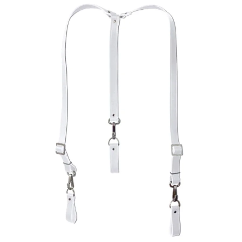 Götz Shoulder Strap Leather, white