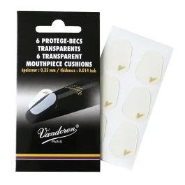Vandoren VMC6 Gommini bocchino 0,35mm trasparent6 6 pezzi