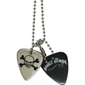 Grover Allman Halskette Skull XBones Metallpick + extra Pick