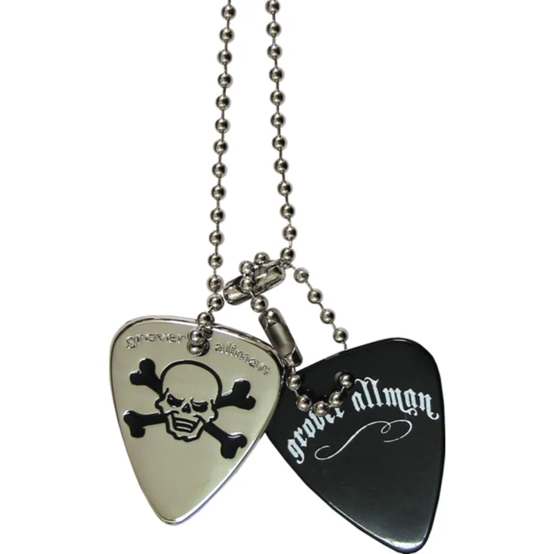 Grover Allman Halskette Skull XBones Metallpick + extra Pick