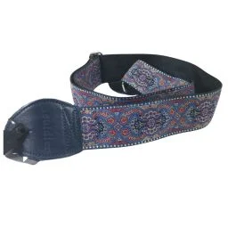 Tracolla chitarra Souldier Arabesque indigo 5cm | Cavalli Musica